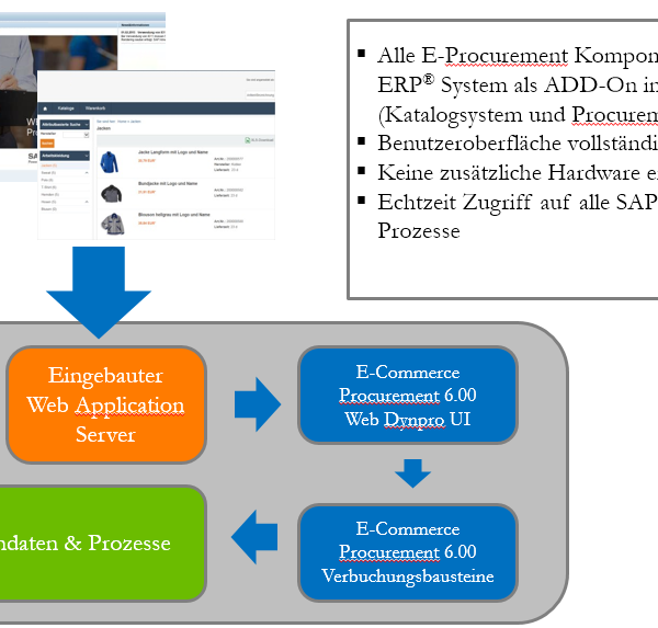 eProcure SAP ERP Beispielarchitektur